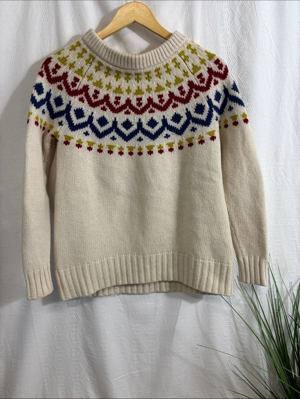 J.Crew Fair Isle sweater 🌸